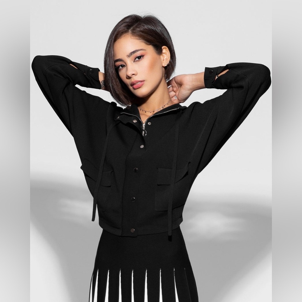 Aleeza Paris Rosee Loose Knit Cardigan. Size S. NWOT. Missing String. MSRP $199